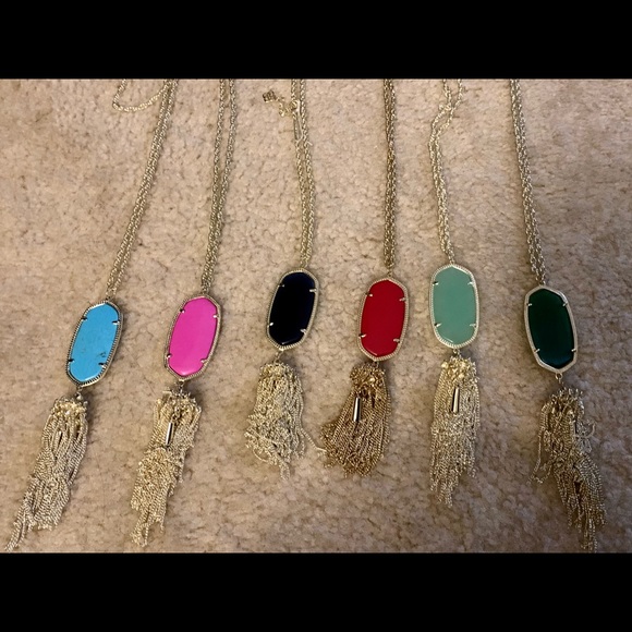 Kendra Scott Rayne Stone Tassel Necklace - Picture 3 of 16